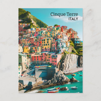 Colorful Cinque Terre, Italien - Anpassade Photo Vykort
