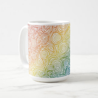 Colorful circles kaffemugg