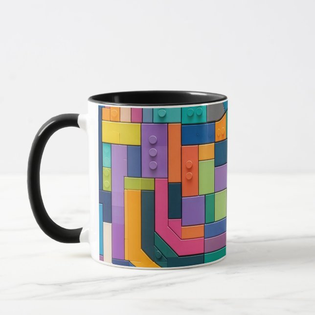 Colorful Circuitry Mugg (Vänster)
