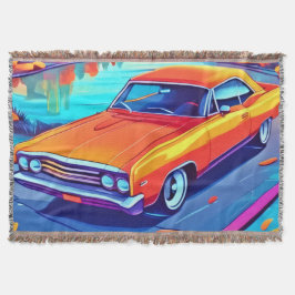 Colorful Classic Ride Design Filt