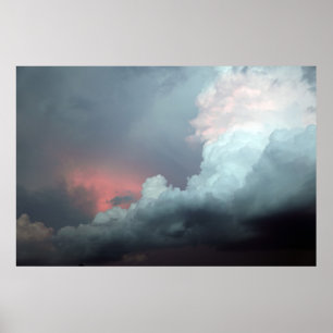 Colorful clouds poster