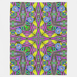 Colorful Clown Mandala Fleecefilt