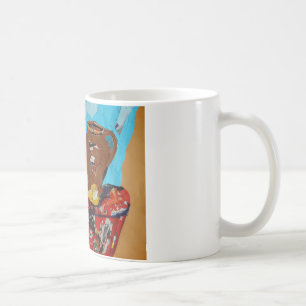 Colorful Collage Stilllife Art White Mugg