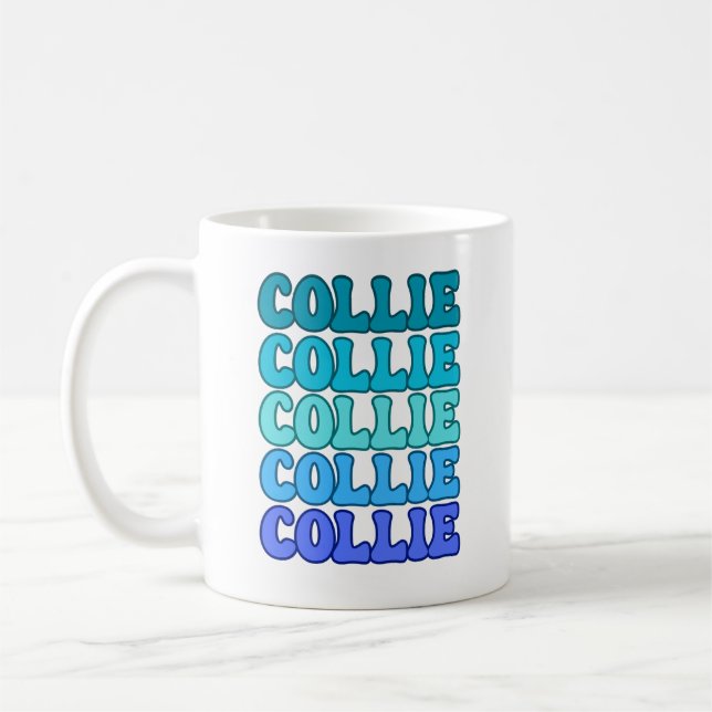 Colorful Collie Mugg (Vänster)