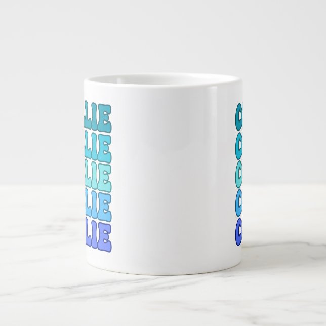 Colorful Collie Mugg Jumbo Mugg (Framsidan)