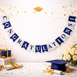 Colorful “Congratulations” Banner for Celebrations Vimplar