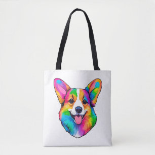 Colorful Corgi Tygkasse