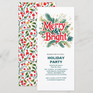 Colorful Corporate Merry & Bright jul Party