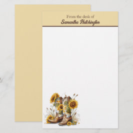 Colorful Cowgirl Boots and Sunblommor Brevpapper