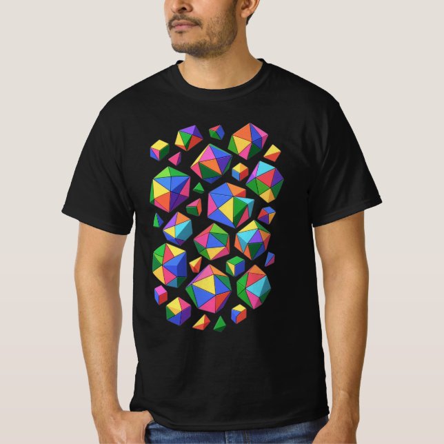 Colorful Cubes T Shirt (Framsida)