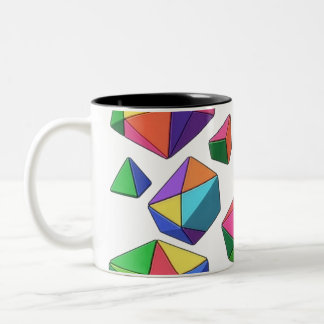 Colorful Cubes Två-Tonad Mugg