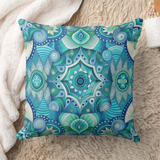 Colorful cushion for a vacation mood kissen kudde (Filt)