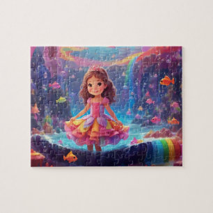 Colorful Cute Little Princess Pussel