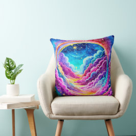 COLORFUL CUTE RYMDEN DESIGN KUDDE