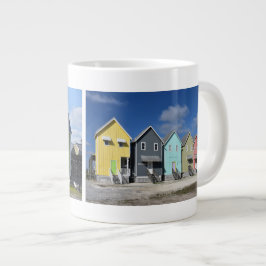 Colorful Dauphin Island Houses, Alabama Jumbo Mugg