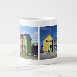 Colorful Dauphin Island Houses, Alabama Jumbo Mugg