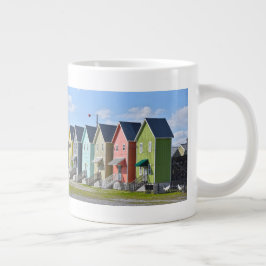 Colorful Dauphin Island Houses, Alabama Jumbo Mugg