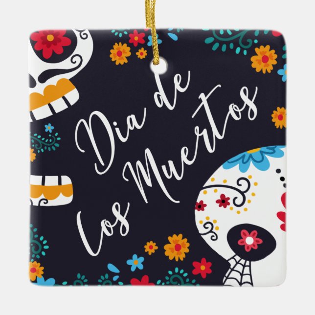 Colorful Dia de los Muertos | Ornament (Framsida)