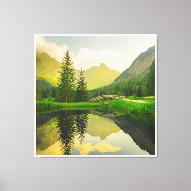 Colorful Digital 3D Canvas Art - Perfekt Wall Déco (Framsida)