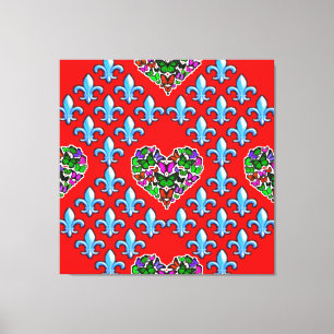 Colorful Digital 3D Canvas Art - Perfekt Wall Déco