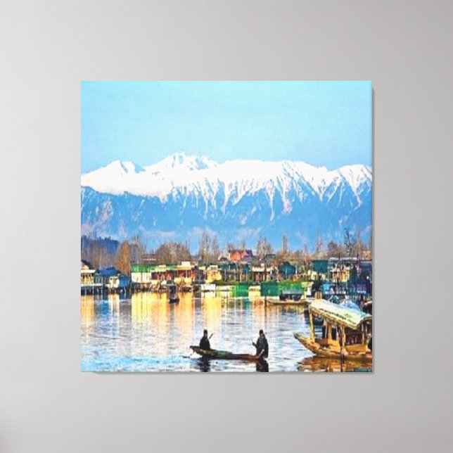 Colorful Digital 3D Canvas Art - Perfekt Wall Déco (Framsida)