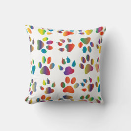 Colorful Doggie Tass Dekorativ kudde