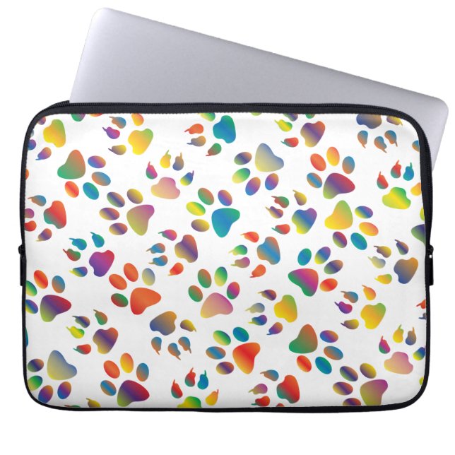 Colorful Doggie Tass laptop sleeve (Framsidan)