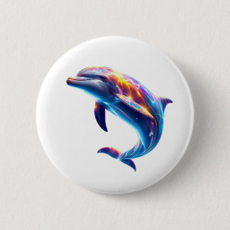 Colorful Dolphin Cute Arts Knapp