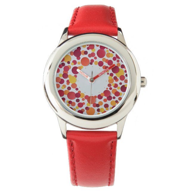 colorful dots armbandsur (Framsida)