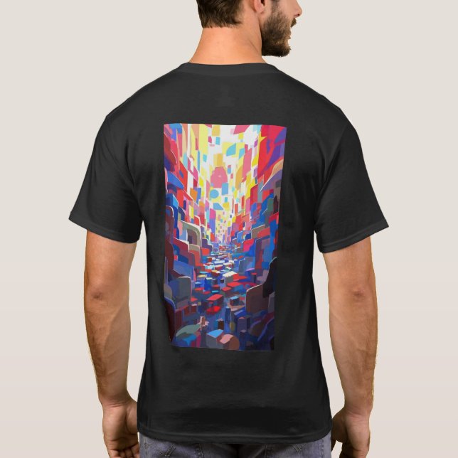 Colorful Dreamy Alley T Shirt (Baksida)