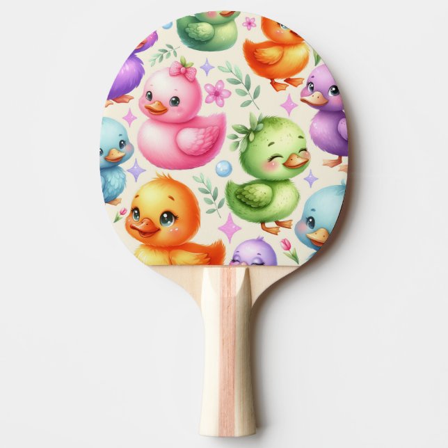 Colorful Ducklings Pingisracket (Framsidan)