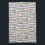 Colorful Dutch Houses Amsterdam City Mönster Kökshandduk<br><div class="desc">Dansa ditt kök med den här coolan handduken. Gör en underbar hemmabio eller jubileumsgåva! Du kan anpassa den och även lägga till text. Kolla min affär efter mycket mer färg och mönster plus matchande köket saker!</div>