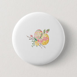 Colorful Easter Egg Button Knapp