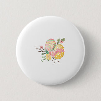 Colorful Easter Egg Button Knapp