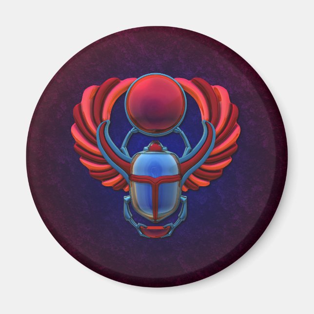 Colorful Egyptian Scarab Magnet (Framsidan)