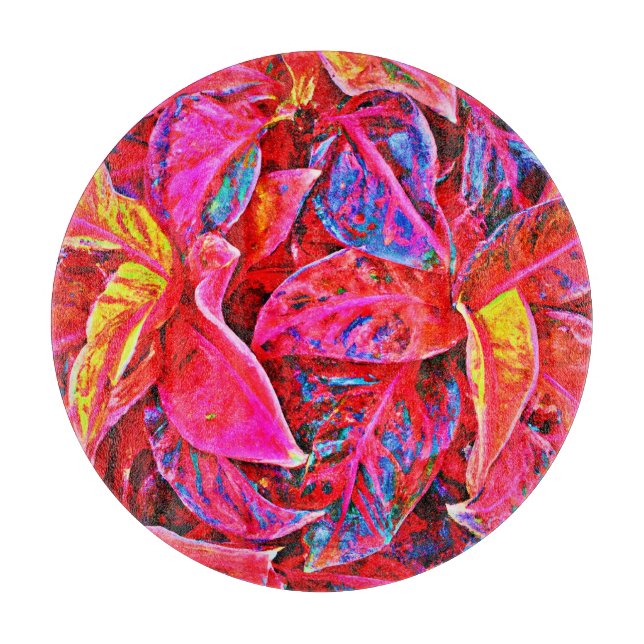 Colorful Elegance Lövs Mönster (Framsidan)