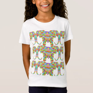 Colorful Elephant T Shirt