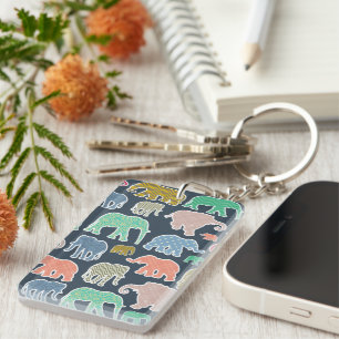 Colorful Elephants, Mönster of Elephants, Zigzag