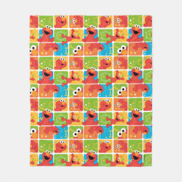 Colorful Elmo Grid Mönster Fleecefilt