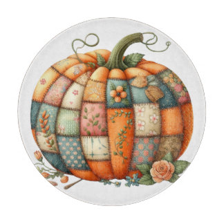 COLORFUL EMBROIDERY LOOK FALL PUMPKIN