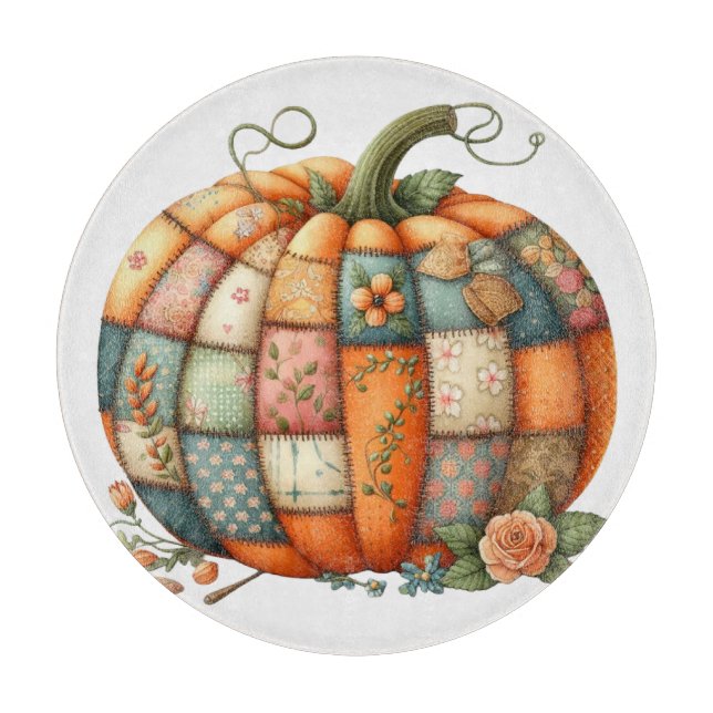 COLORFUL EMBROIDERY LOOK FALL PUMPKIN (Framsidan)