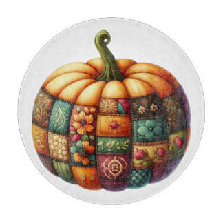 COLORFUL EMBROIDERY LOOK FALL PUMPKIN
