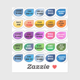 Colorful Encouragement Sticker Klistermärken