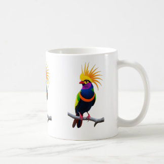 Colorful Exotic Bird Art – Vibrant Fantasy Wildlif Kaffemugg