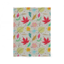 Colorful Fantastisk Abstrakt Fleece Blanket