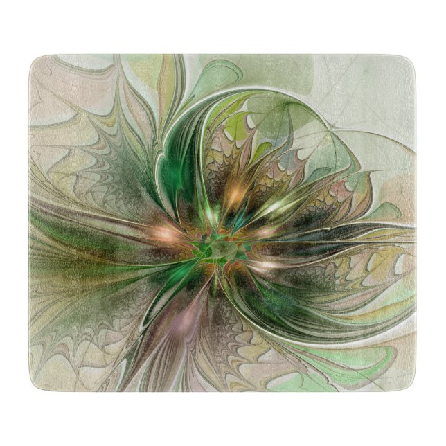 Colorful Fantasy Modern Abstract Fractal Flower (Framsidan)