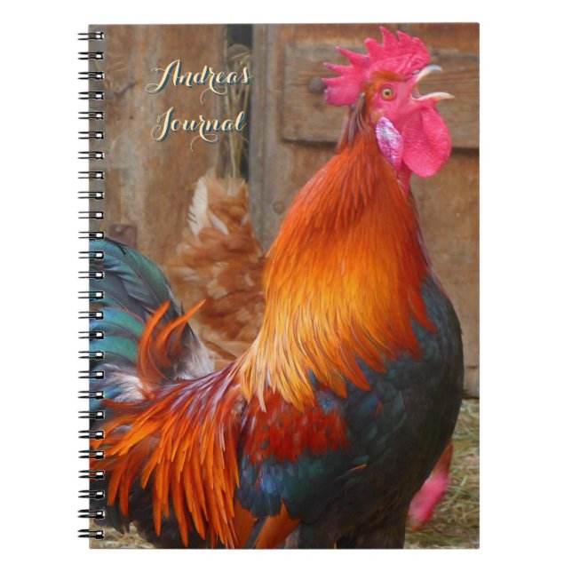 Colorful Farm Tupp Personal Journal Anteckningsbok (Framsidan)