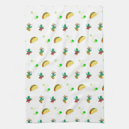 Colorful Festive Cinco de Mayo 2025 Dancing Cactus Kökshandduk