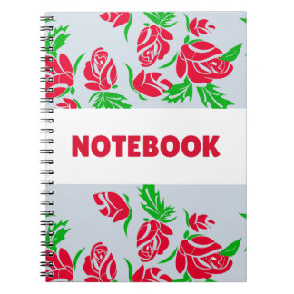  Colorful Floral Notebook – Minimalist Flower  Anteckningsbok