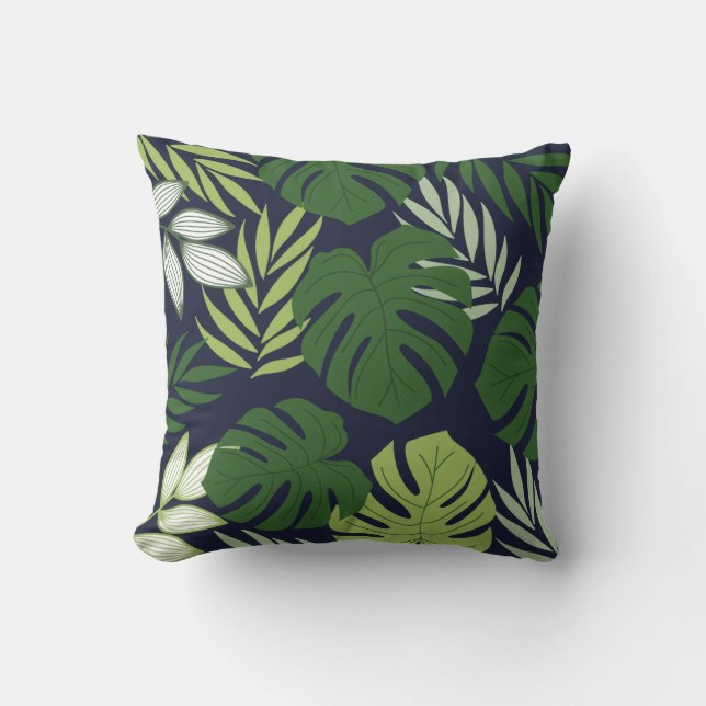 Colorful Floral Pattern Pillow Kudde (Framsida)